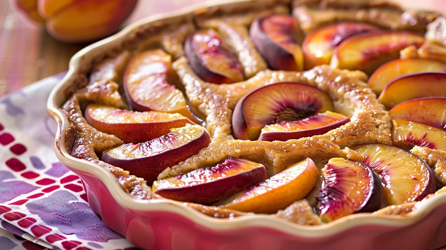 Clafoutis aux Nectarines