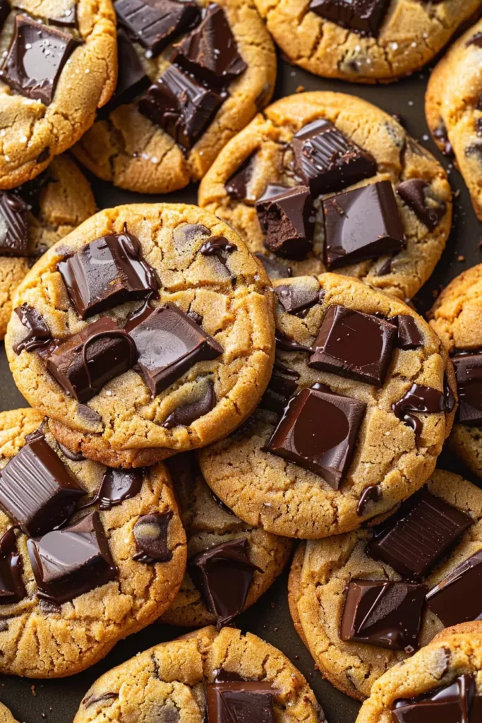 Cookies Moelleux au Beurre de Cacahuète et Chocolat Fondu: L'Explosion de Saveurs Chocolatées