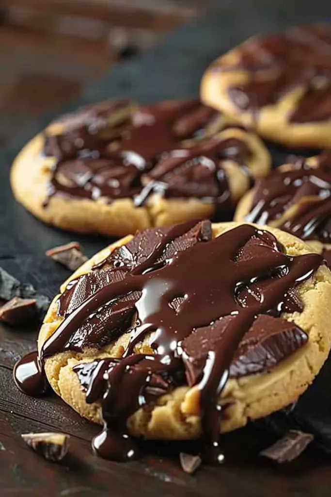 Cookies Moelleux au Beurre de Cacahuète et Chocolat Fondu: L'Explosion de Saveurs Chocolatées