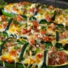 Courgettes Farcies en Bateau Façon Pizza