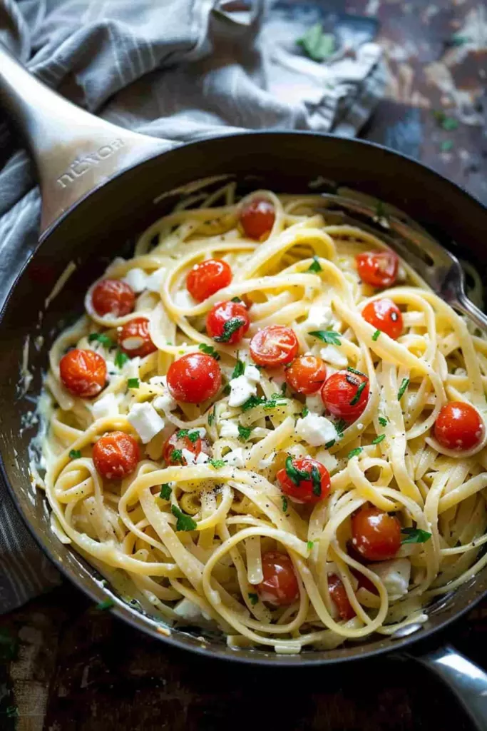 Feta et Tomates Cerises au Four: La Fusion Gourmande Pour Des Pâtes Incroyables
