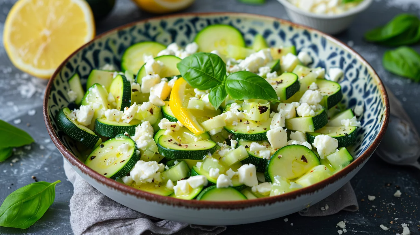 Gaspacho de Courgettes et Feta