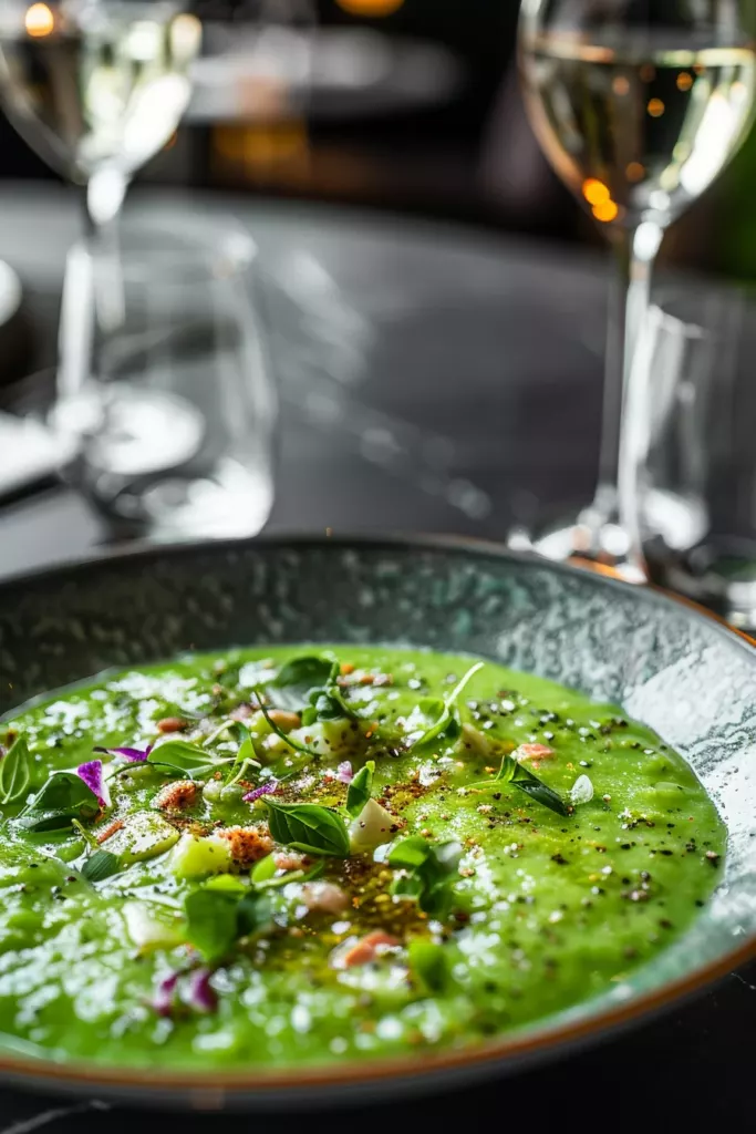 Gaspacho Vert: Savourez la Fraîcheur Verte en un Instant