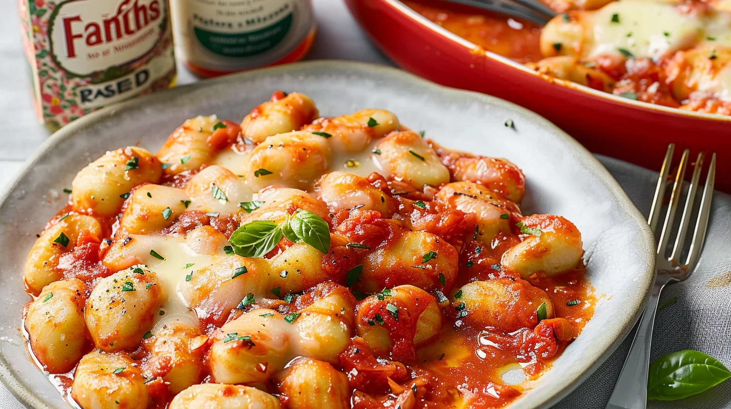 Gratin de Gnocchis Sauce Tomates et Mozzarella