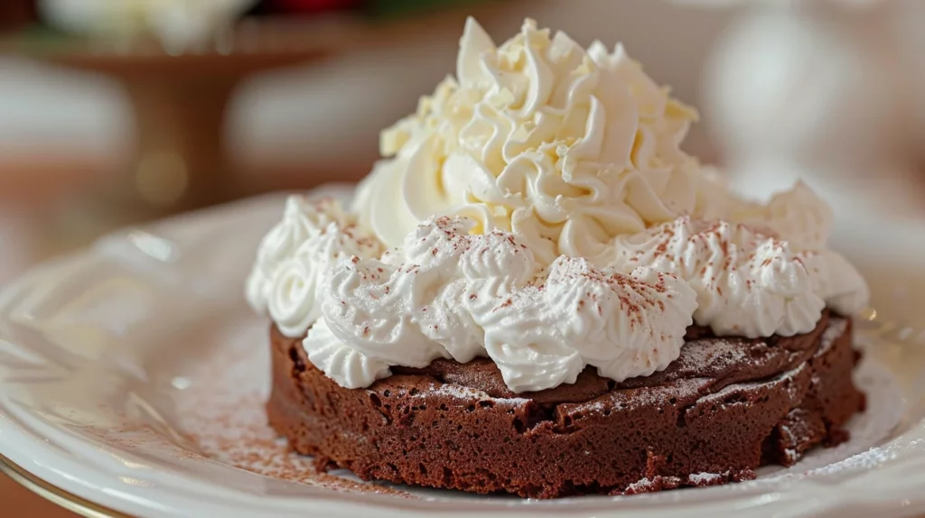 Gâteau Nuage au Chocolat et Chantilly
