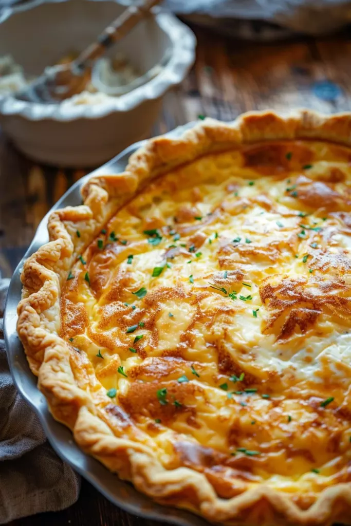 Quiche Soufflée au Fromage Légère et Fondante: Un Festin Céleste de Saveurs