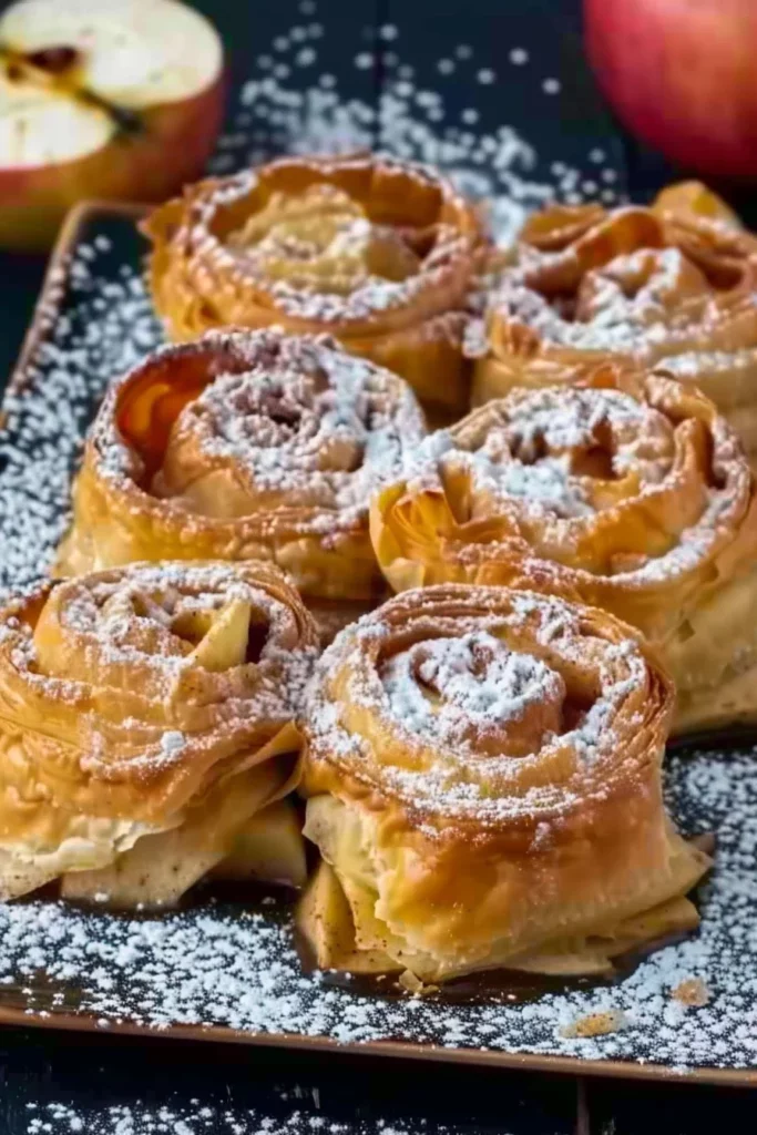 Roulés Feuilletés aux Pommes en 10 Minutes: Une Explosion de Saveurs en Un Rouleau