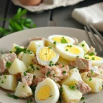 Salade de Pommes de Terre au Thon et Œufs Fraise