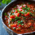 Sauce aux Poivrons et Tomates