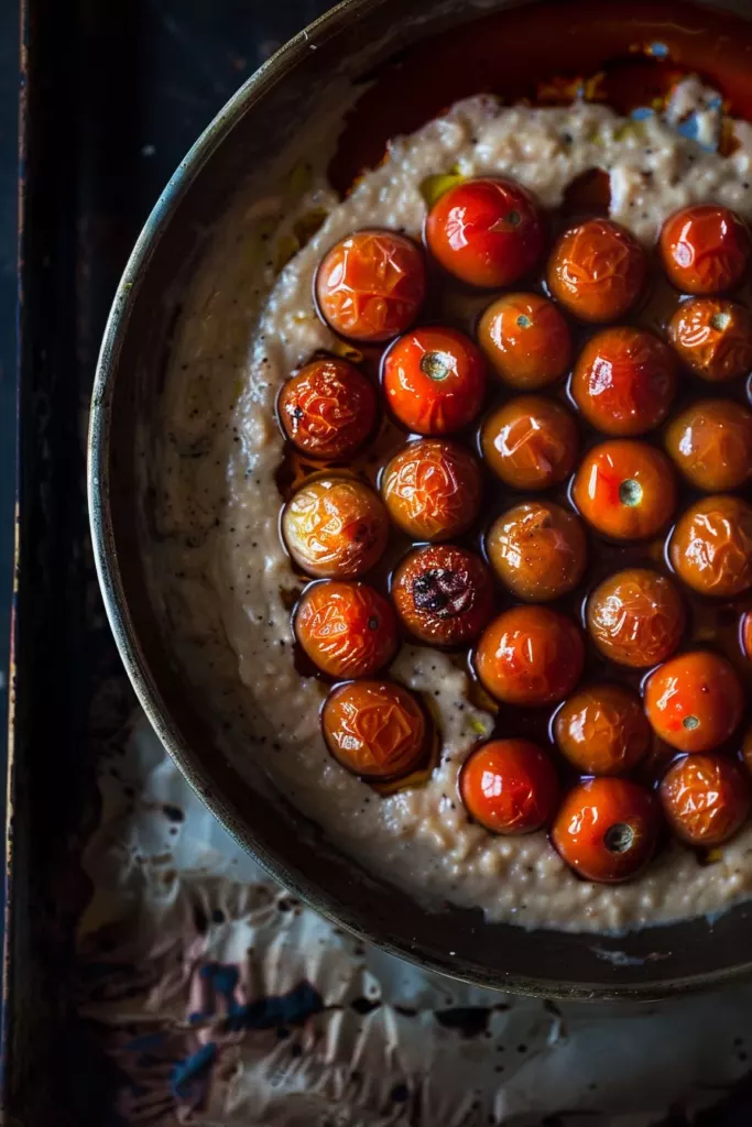Sauce Rosée aux Tomates Cerises Rôties: Un Festin Crémeux et Irrésistible