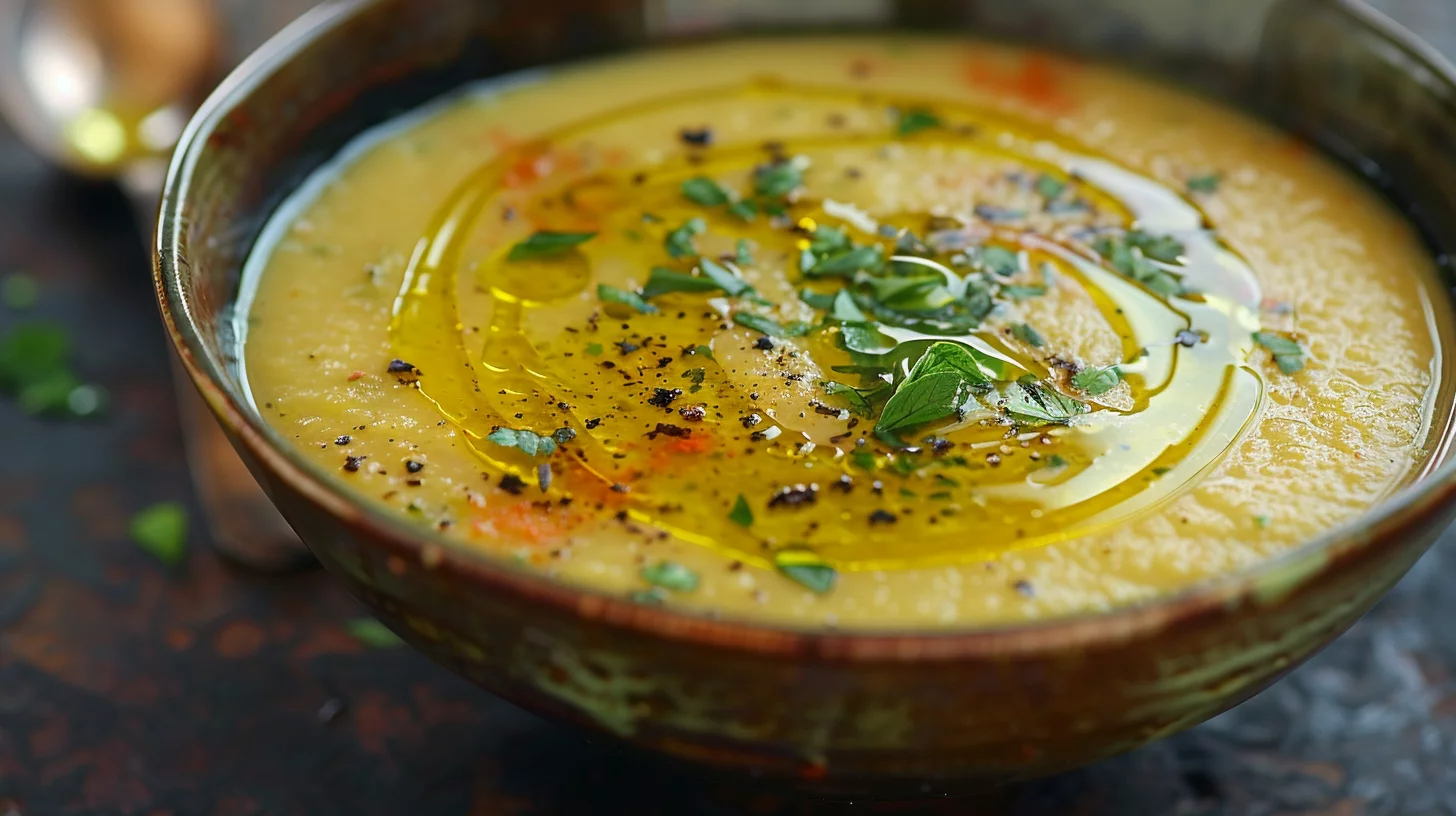 Soupe de Poivrons Super Simple Avec Courgettes