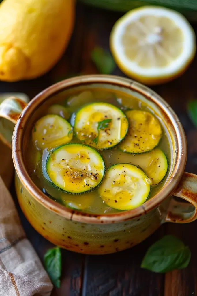 Soupe Grecque de Courgettes au Citron: Éclatante Fusion Méditerranéenne