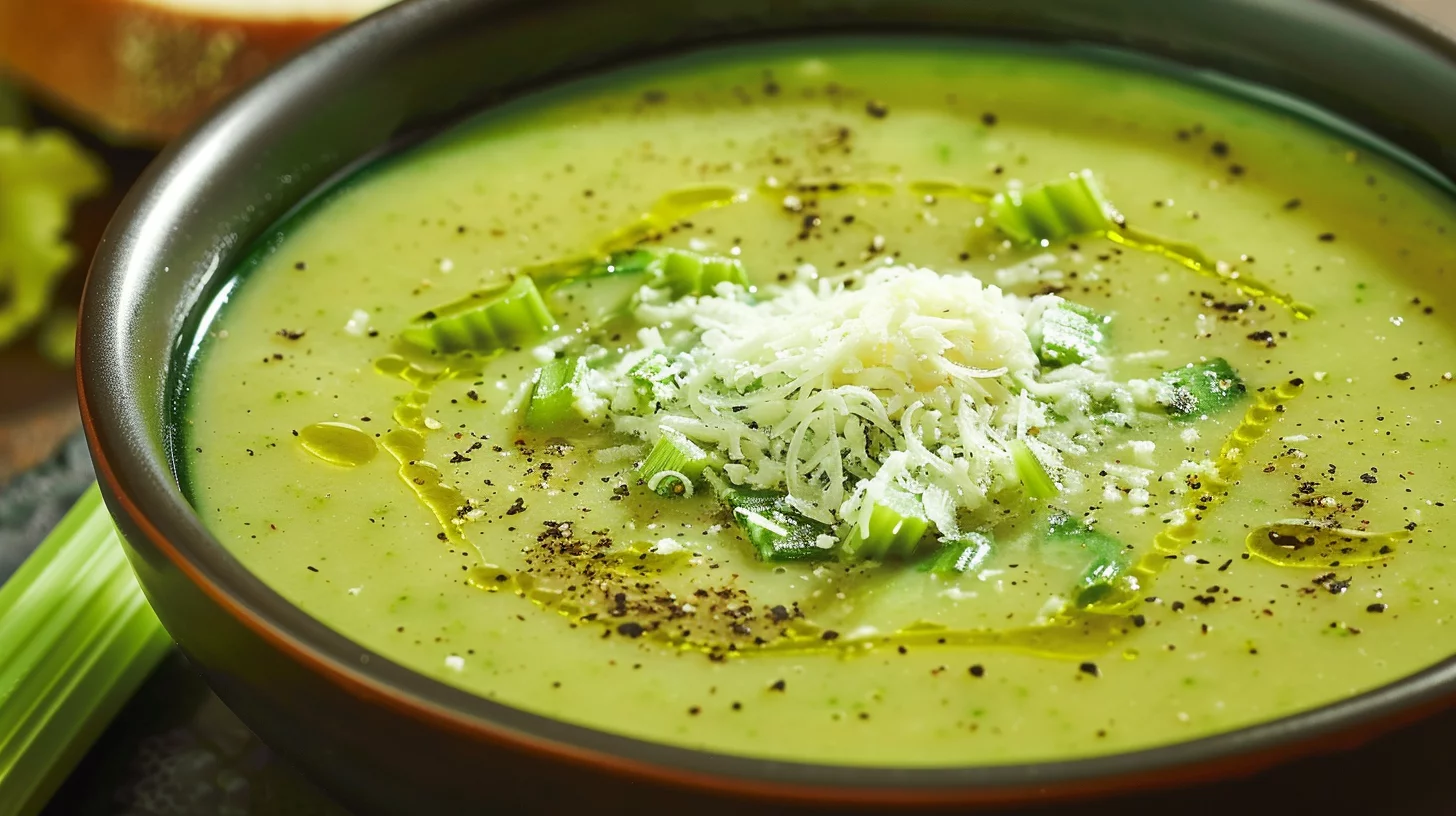 Soupe Italienne de Courgettes et Céleri