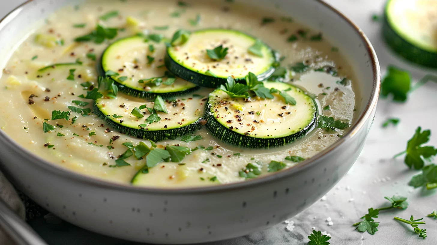 Soupe Italienne de Courgettes