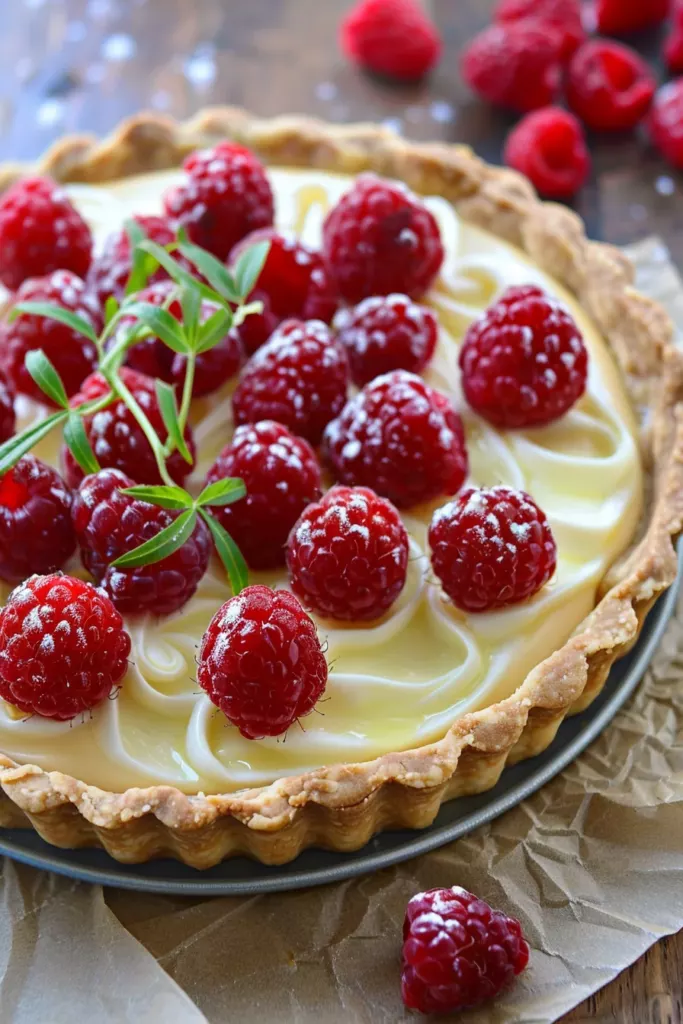 Tarte au Fromage Blanc et Framboises: Savourez cette Délicieuse Gourmandise Fraîche 7 Tarte au Fromage Blanc et Framboises: Savourez cette Délicieuse Gourmandise Fraîche