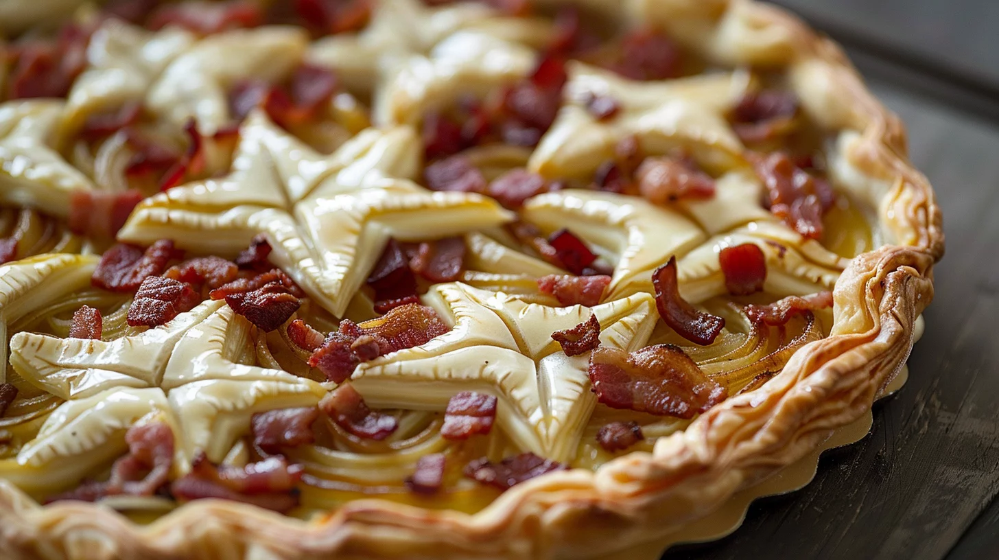 Tarte Camembert Lardons