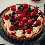 Tarte Céleste aux Fruits Rouges et Mascarpone