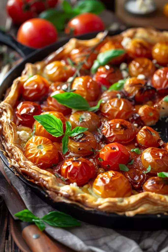 Tarte Tatin de Tomates Cerises: La Recette Gourmande Qui Surprendra Vos Papilles