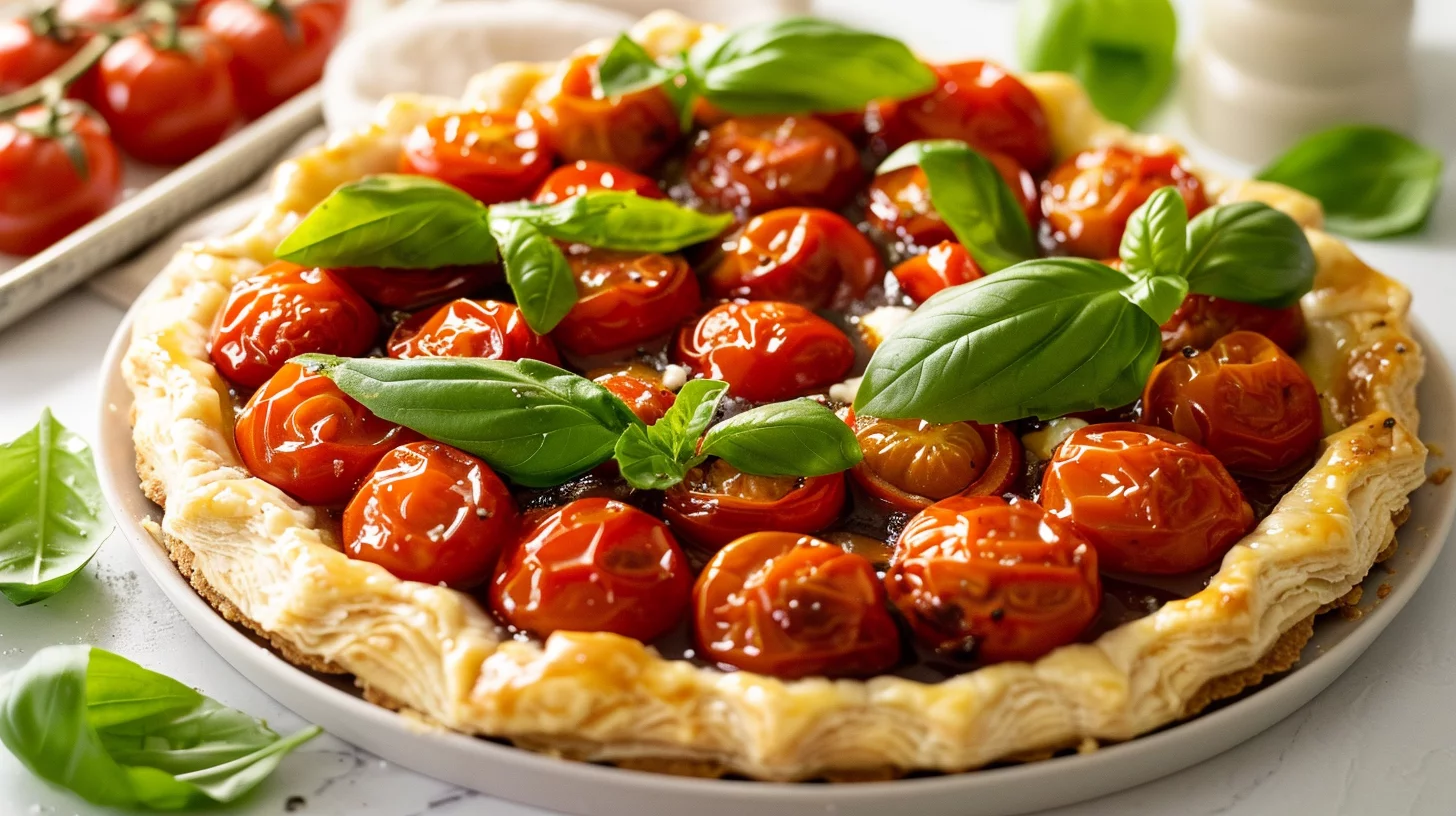 Tarte Tatin de Tomates Cerises