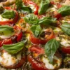 Tarte Tomate Pesto et Mozarella