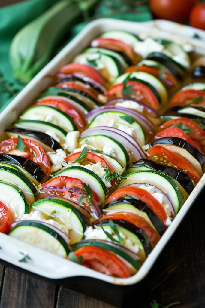 Tian de Légumes au Fromage de Chèvre et Miel: Fusion Gourmande à Déguster