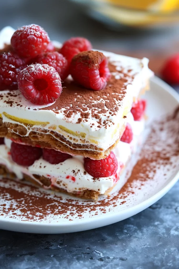 Tiramisu Citron Framboise Sans Cuisson: L'Explosion de Saveurs Fraîches