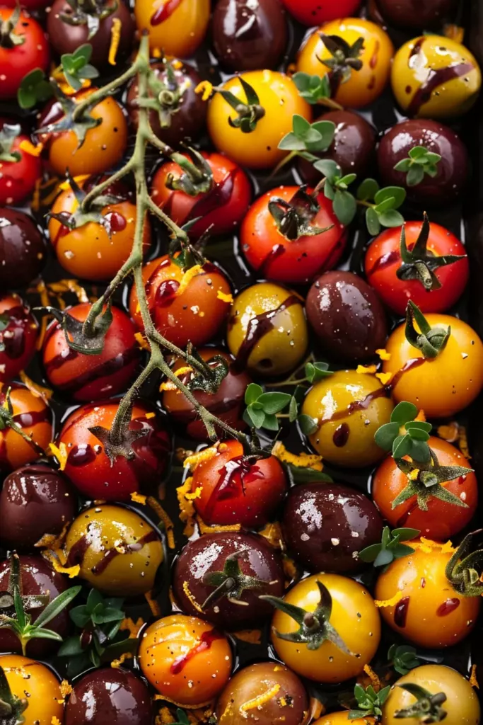 Tomates Confites: Explosion Méditerranéenne de Saveurs