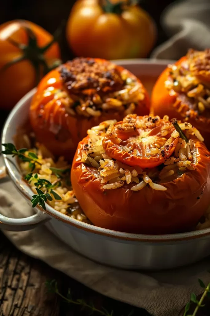 Tomates Farcies au Riz: Savourez l'Italie en une Bouchée!