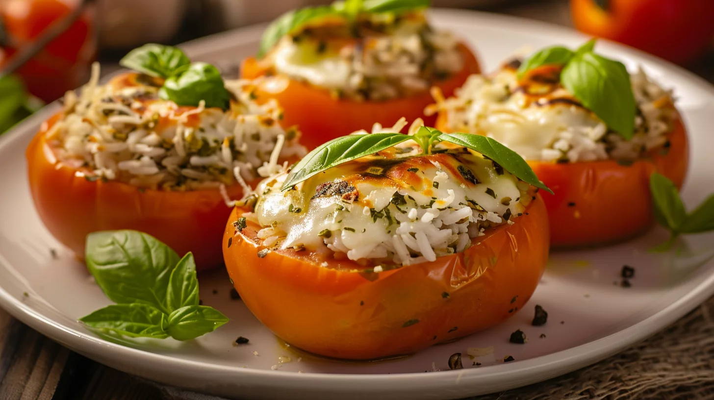Tomates Farcies au Riz Recette Italienne