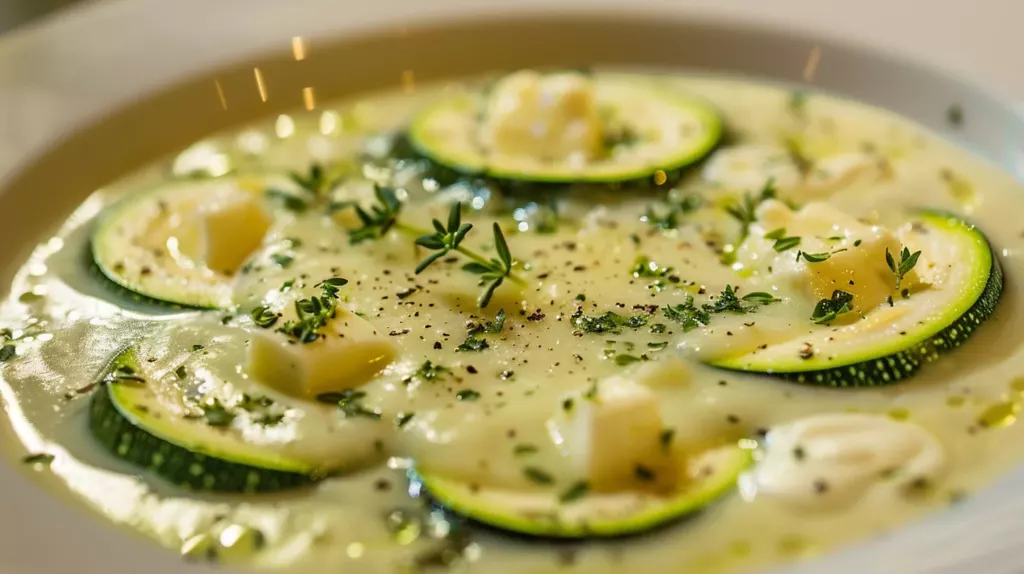 Velouté de Courgettes au Boursin
