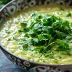 Velouté de Poireaux et Pois Cassés