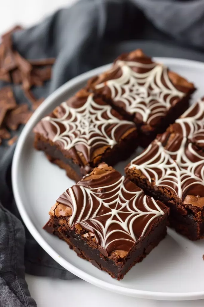 Brownies Toile D'araignée: L'Explosion de Saveurs Chocolatées