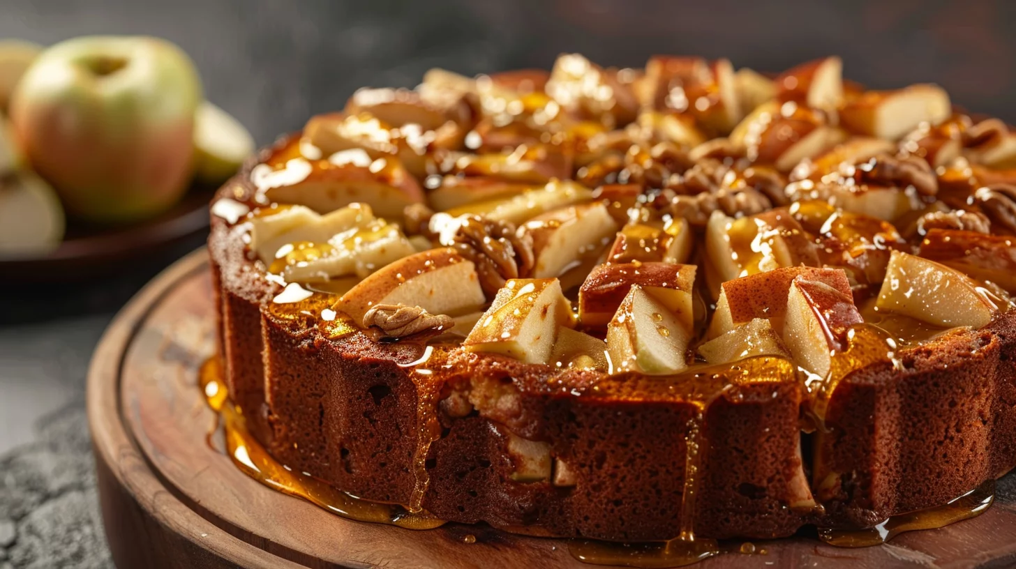 Cake aux Pommes et au Miel