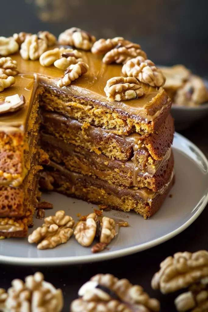 Cake Citrouille Noix: L'Explosion Automnale de Saveurs