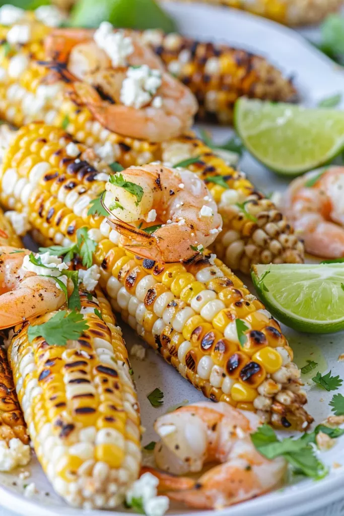 Crevettes et Maïs de Rue Mexicain: Un Festin Épique pour les Papilles