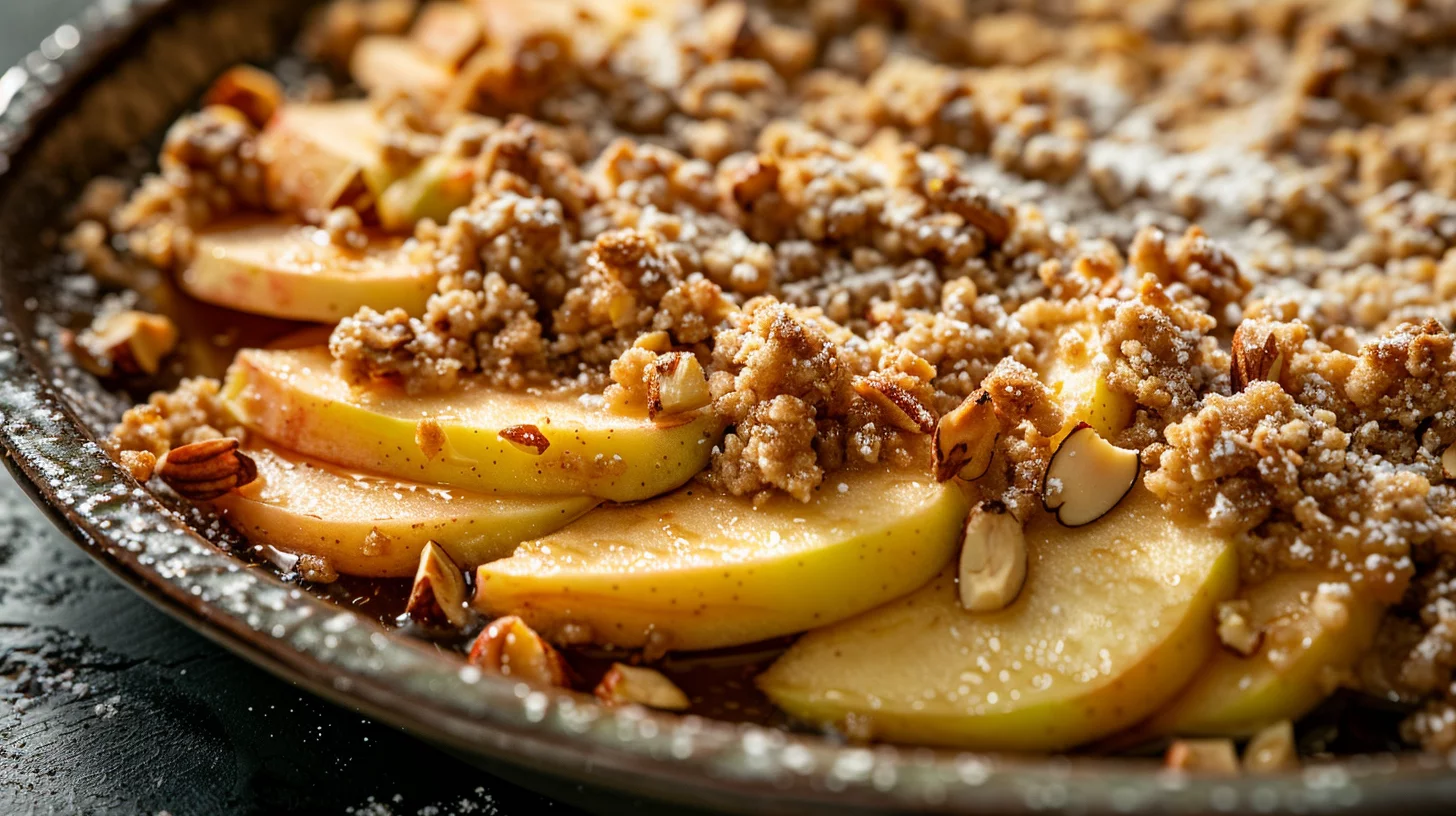 Crumble Pommes Noix