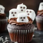 Cupcakes Fantômes au Chocolat