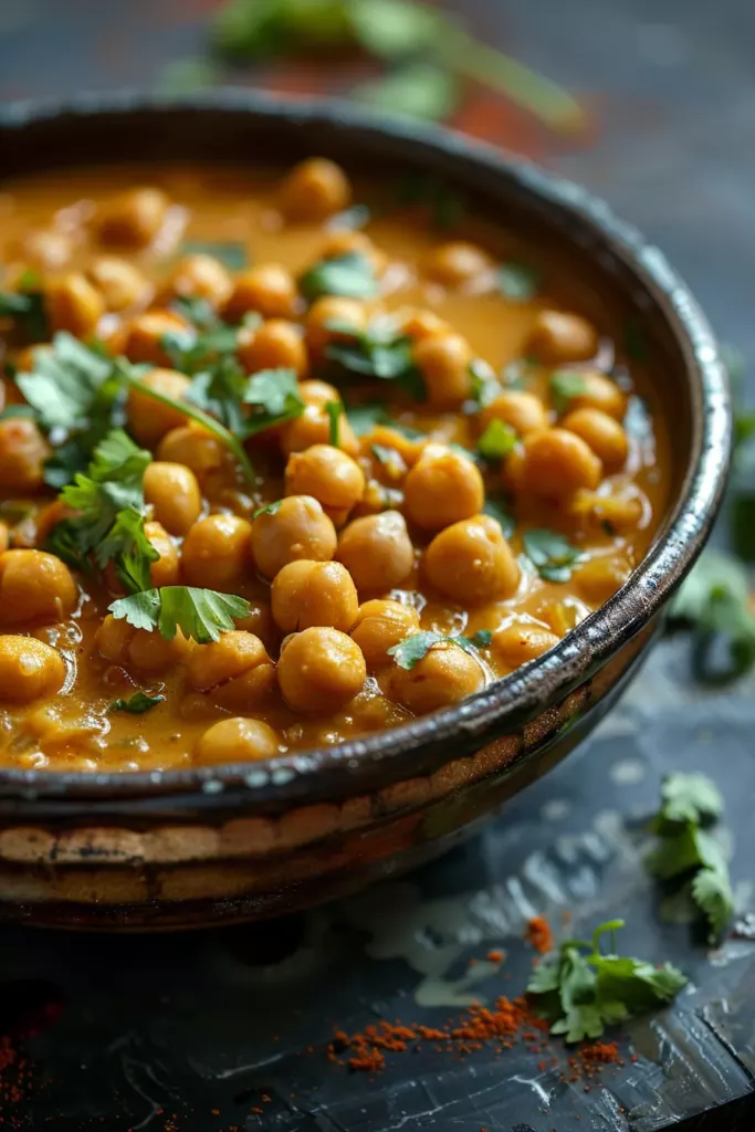 Curry de Pois Chiches Facile et Léger: Un Festin Épique de Saveurs!