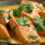 Curry Thaï de Saumon au Lait de Coco