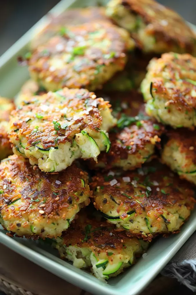 Galettes de Courgettes au Four: Des Bouchées Savoureuses à Déguster Brûlantes