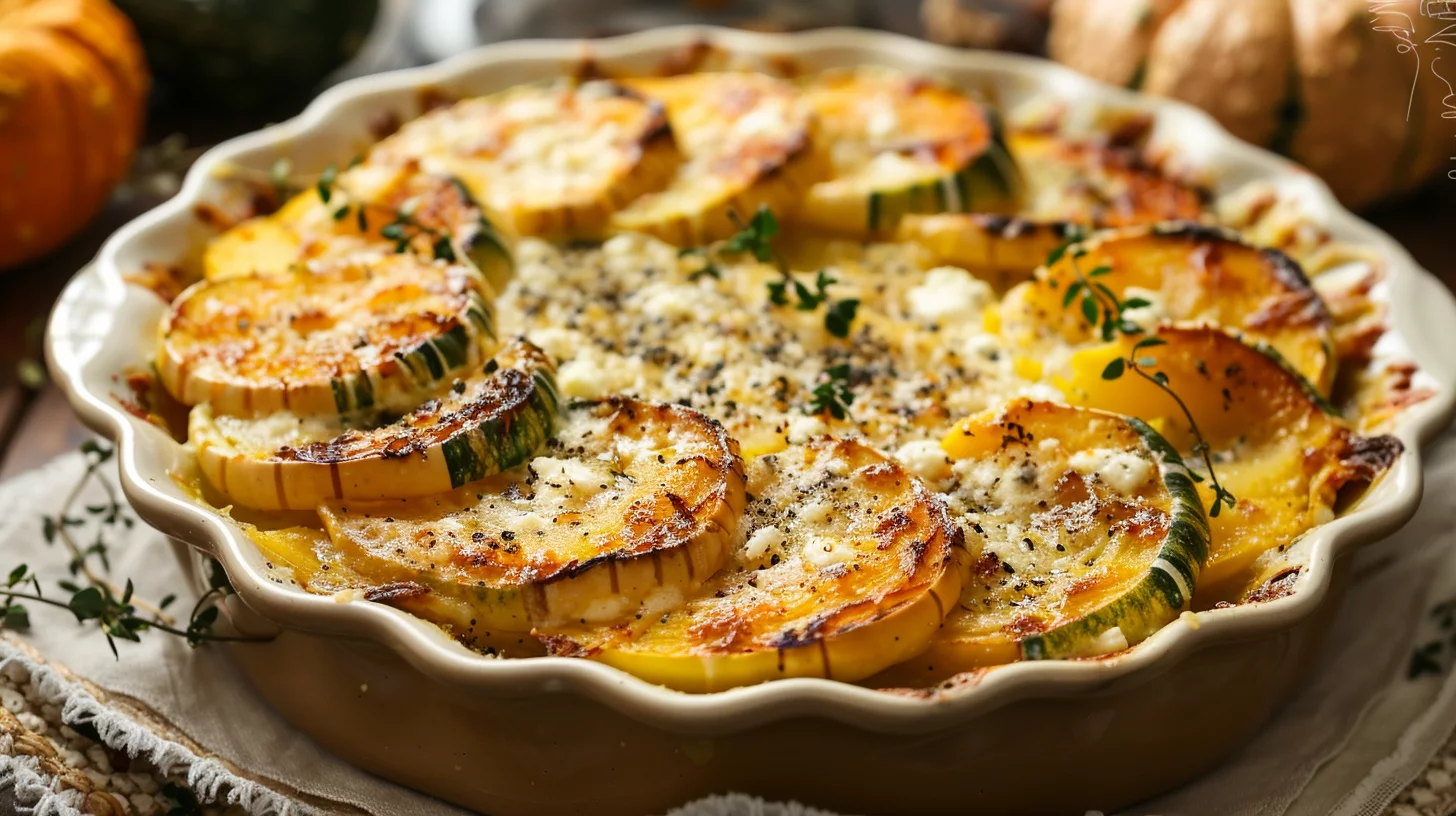 Gratin Courge Chèvre