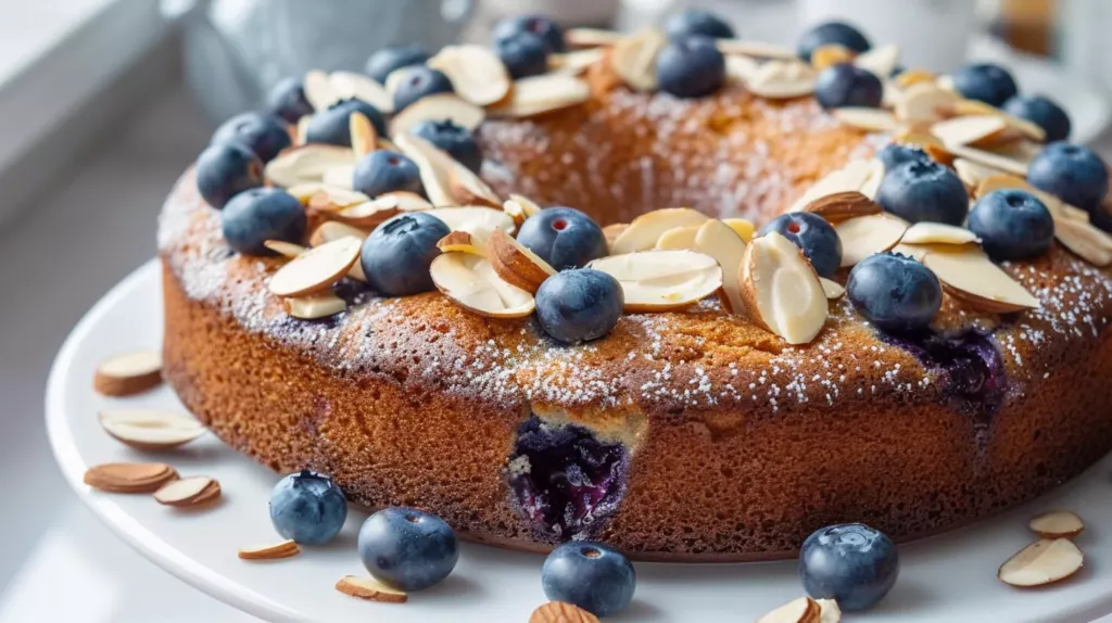 Gâteau Moelleux aux Myrtilles
