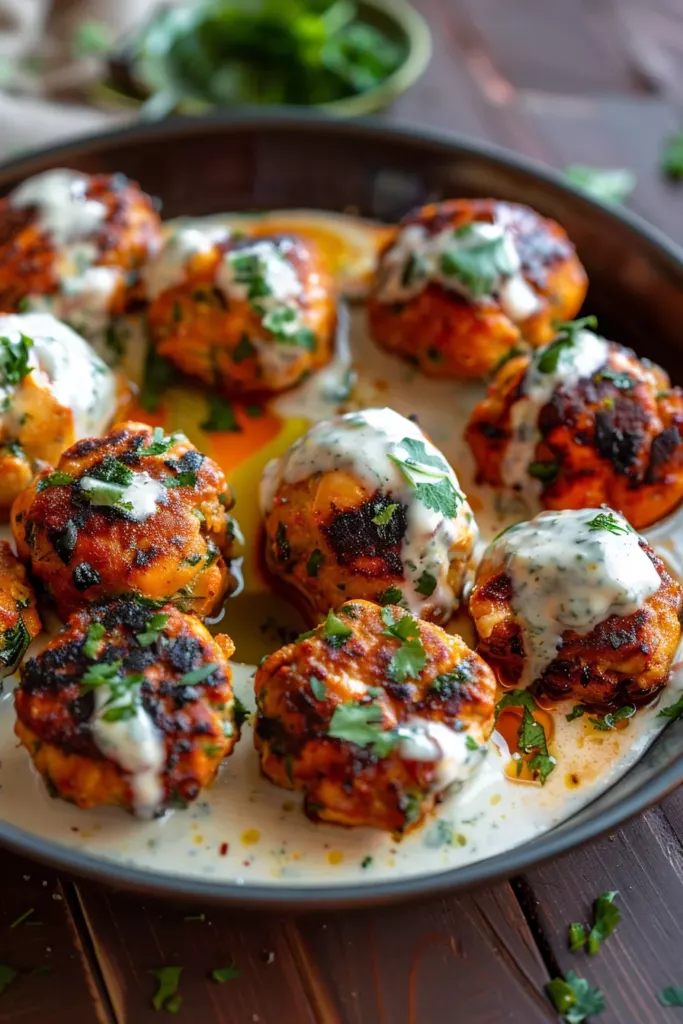Koftas de Poulet Irrésistibles - Un Festin Crémeux et Epicé