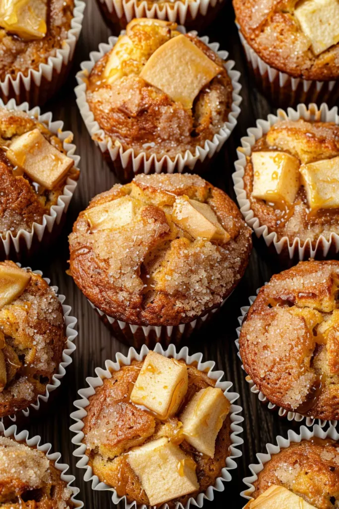 Muffins Pomme Caramel - Gourmandise Caramélisée en 30 min