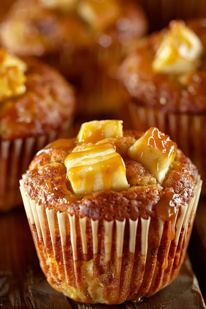 Muffins Pomme Caramel - Gourmandise Caramélisée en 30 min