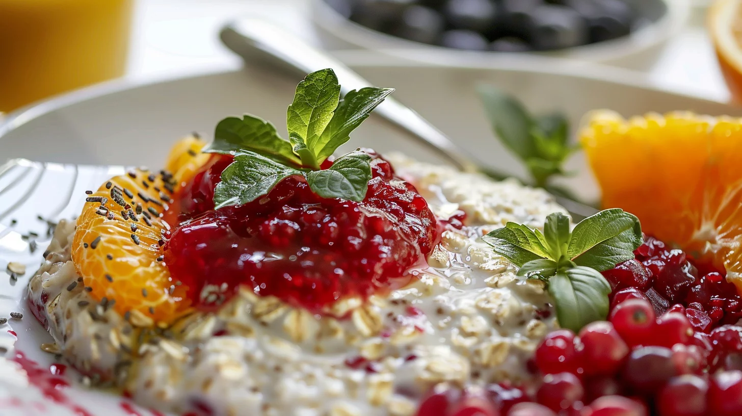 Overnight Oats aux Fruits Rouges
