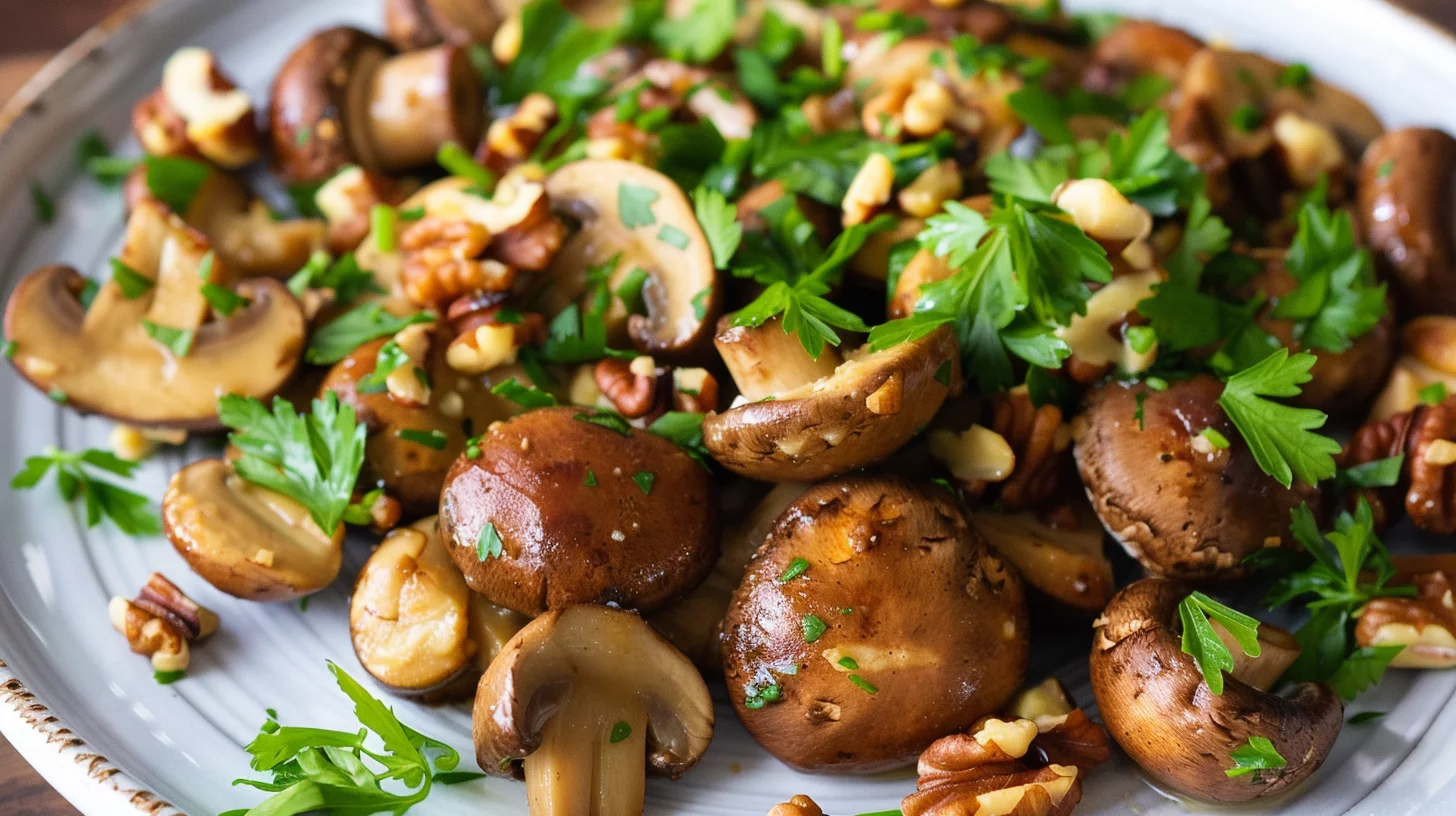 Poêlée Champignons Noix