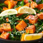 Poêlée Patate Douce Épinards