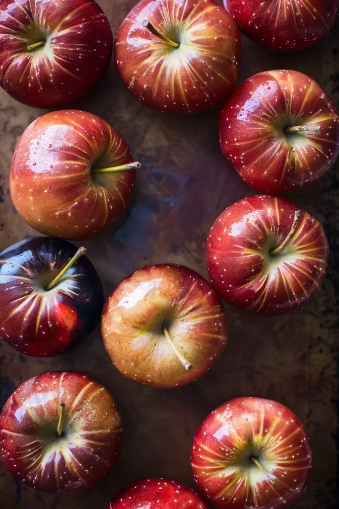 Pommes D'amour Noires et Rouges - La Tentation Gourmande Réinventée