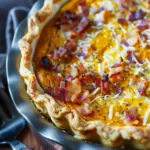 Quiche Potiron Lardons